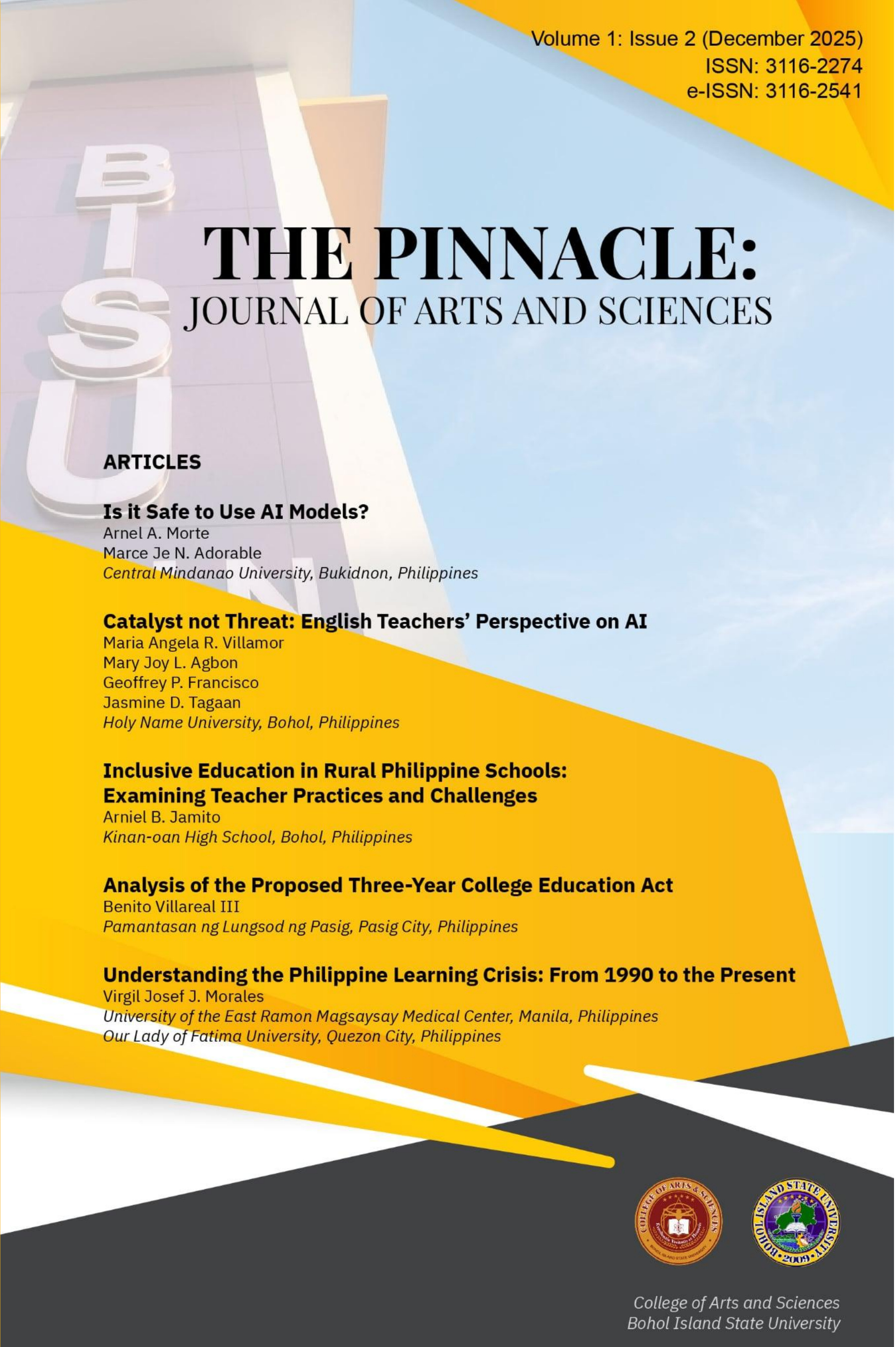 					View Vol. 1 No. 2 (2025): Beyond 2030: Transformative Research and Policy Towards a Sustainable Future.
				